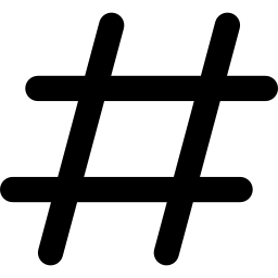 Hashtag Symbols